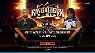 2K25 FELT WOLF vs TAYLOR STYLES SWS torneo SURVIVOR 2025 Night 5