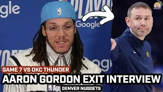 Aaron Gordon on Injury & Why He WANTS Adelman to Coach After Game 7