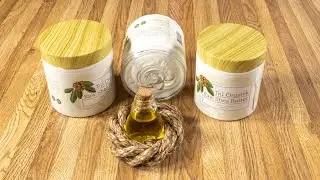 Making my Favorite Non-Greasy Body Butter with Shea Butter and Cocoa Butter