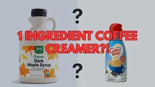 HOMEMADE 1 INGREDIENT HEALTHY COFFEE CREAMER