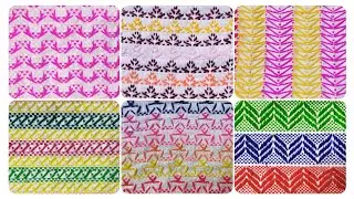 New plastic Amazing 10 Design on plastic sack Hand Embroidery.