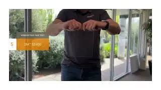 3M ScotchShield&trade; Window Film Security System S2400 Tear Test by ClimatePro