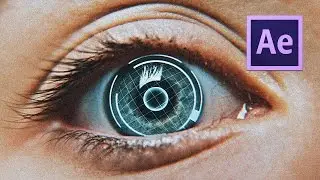 Tutorial: Science Fiction HUD Augen in Adobe After Effects