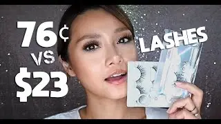 Aliexpress vs Velour Lashes (76-Cent vs $23) review and comparison!