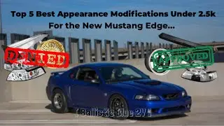 5 best cosmetic mods for new edge mustang