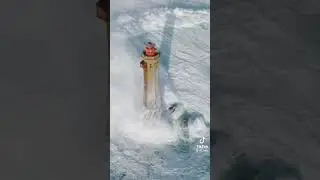 ship accident Are you ready to be a lighthouse keeper? #lighthouse #waves #bigwaves #keeper #atsea