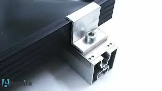 Altamira Best Solar Systam Solution: Side pressure clamp H30 Aluminum 6060 M8 hole PV-03-01