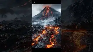 #volcano #nature #disaster #burningmountains #trending #shorts