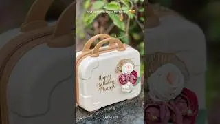 Birthday mini suitcase hamper 🧳 | shyenart | delivery all over india | dm on Instagram|follow trend