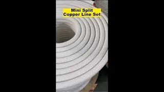 DABUNF Mini Split White PE Insulation Copper Line Set