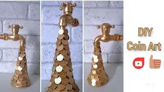 DIY Coin Art | DIY Coin Faucet | DIY Penny Art | Creative Anuja