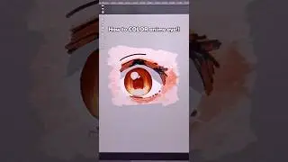 Rendering Anime Eyes is SO Satisfying 🤤#digitalart #shorts #drawing #art #digitaldrawing #animeeyes