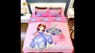Chăn ga gối h&igrave;nh sofia -HAITHIENPLAZA.VN