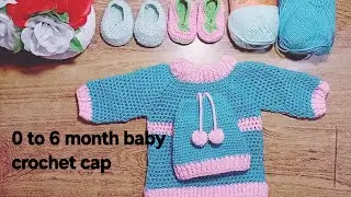 Baby crochet cap # #artandcraft #crochet 