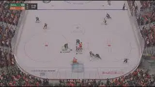 NHL 26 Miller with a huge save