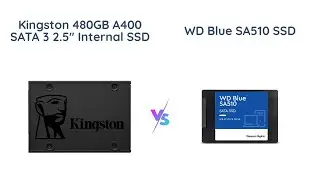 Kingston 480GB vs WD 1TB SSD Comparison