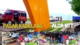 Perjalanan pagi ini di salah satu Pasar di kota Kalabahi