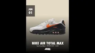 Nike Air Max 90 Vast Grey / Total Orange - June 1, 2025