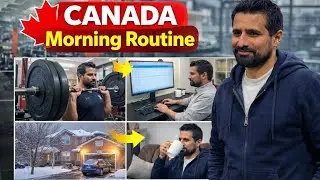 Morning Routine in Canada | Gym | Office | Vlogs 