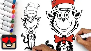 How To Draw the Cat in the Hat for Beginners