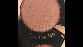 Colourpop x Shayla PERCEPTION palette swatches.