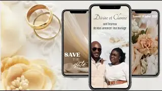 Mariage de Divine & Clanne: Samedi 19 Juillet &agrave; 14 h 00