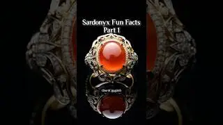Sardonyx Fun Facts Part 1 💎 #sardonyx #gemstones #gemstone #gems #birthstone #funfacts #didyouknow