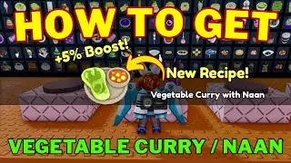 How To Make Vegetable Curry With Naan in Craft Food | Roblox