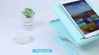 Jelly Comb Laptop Stand with Built-in Foldable Legs and Phone Holder S05