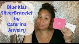 The Blue Kiss Silver Bracelet and Charm Opener by Caterina Jewelry
