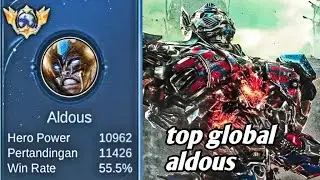 PERMAINAN TOP GLOBAL ALDOUS DAN DETIK DETIK ALDOUS 1 KALI HIT 