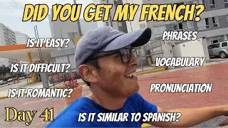 SPEAKING ONLY FRENCH, HOW MUCH DO YOU UNDERSTAND?