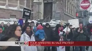 4 arrested in Yale protest