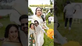 Pearle maaney srinish aravind onam celebration #pearleymaaney #pearlesrinish #onam #pearlish