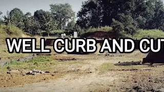 Well curb and Cutting edge detail. #wellfoundation