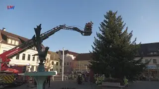 Elsterwerda: Weihnachtsbaumschm&uuml;cken auf dem Marktplatz - LAUSITZWELLE