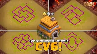 BEST TH6 BASES FOR FARM, PUSH AND WAR IN CLASH OF CLANS!