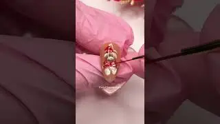 Cute & Easy Cat Eye Santa Teddy Bear Nails 🎅🏻✨🧸