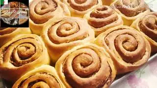 ادخلي تشوفي السينامون  الرائع بعصيدة الكابوية  Cinnamon Rolls