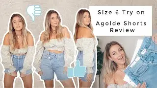 Примеряю каждую пару шорт Agolde | Обзор размера 6