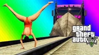 VanossGaming  GTA 5 Online Funny Moments   Basketball, Social Experiment, & Pranks!