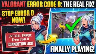 How to Fix Error Code 0 in Valorant