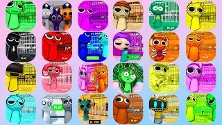 ROBLOX:TUNNER SPLANKI,PINK SPLANKI,GREEN SPLANKI,FUN BOT SPLANKI,...