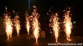 Холодный огонь в ресторане Capitoles Park