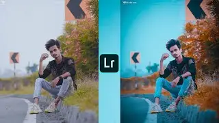 Blue and orange tone Lightroom photo editing tutorial||preset download free||