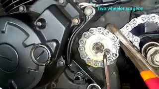 Yamaha FZ version 1 | How to fit inner sprocket...