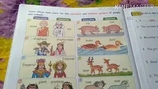 Std IV Vikas Golden Grammer Lesson 8. Gender. Maharashtra State Board English Medium.