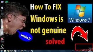 How to fix Windows is not genuine Error message