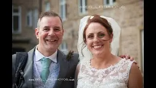 Fun wedding in Skipton and Bolton Abbey Village Hall with a ceilidh