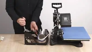 How to Operate Heat Press and Quick Change the Attachments(Mophorn 8in1 Heat Press)
